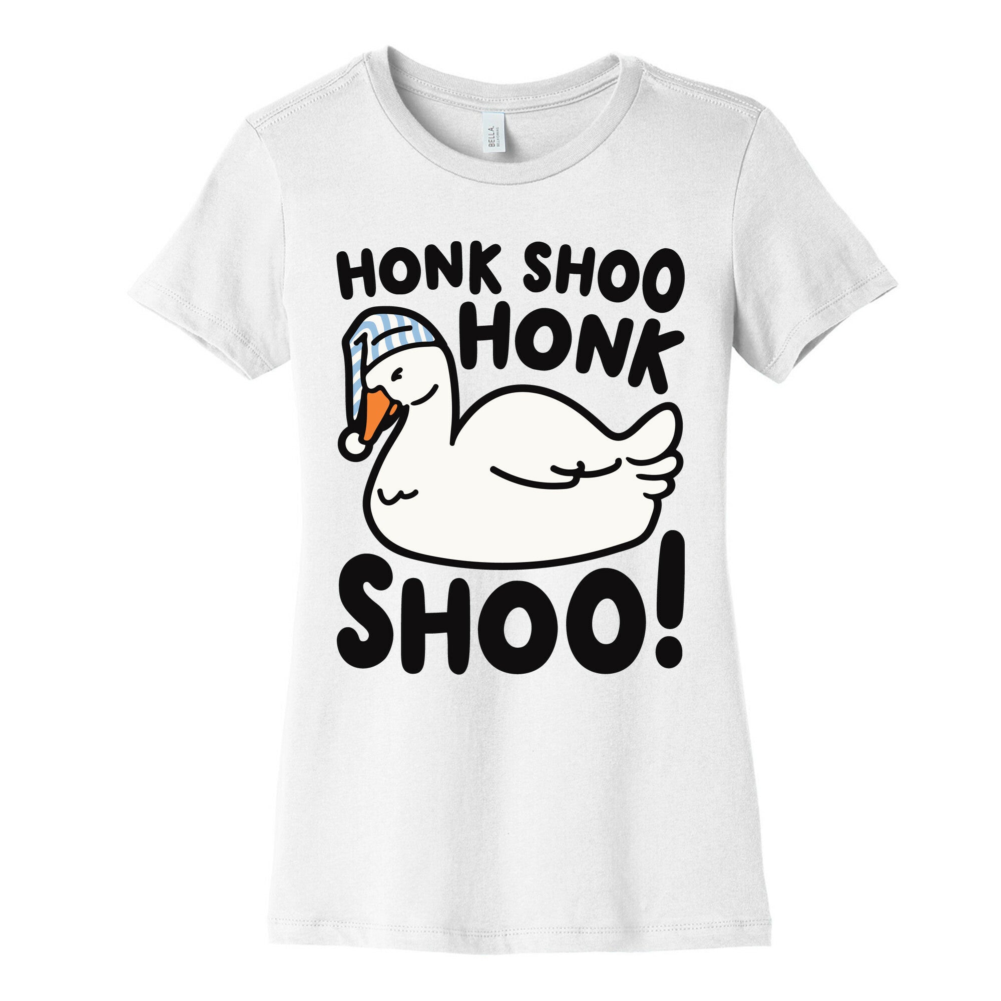 Honk Shoo Honk Shoo Sleeping Goose Parody Women's Cotton Tee