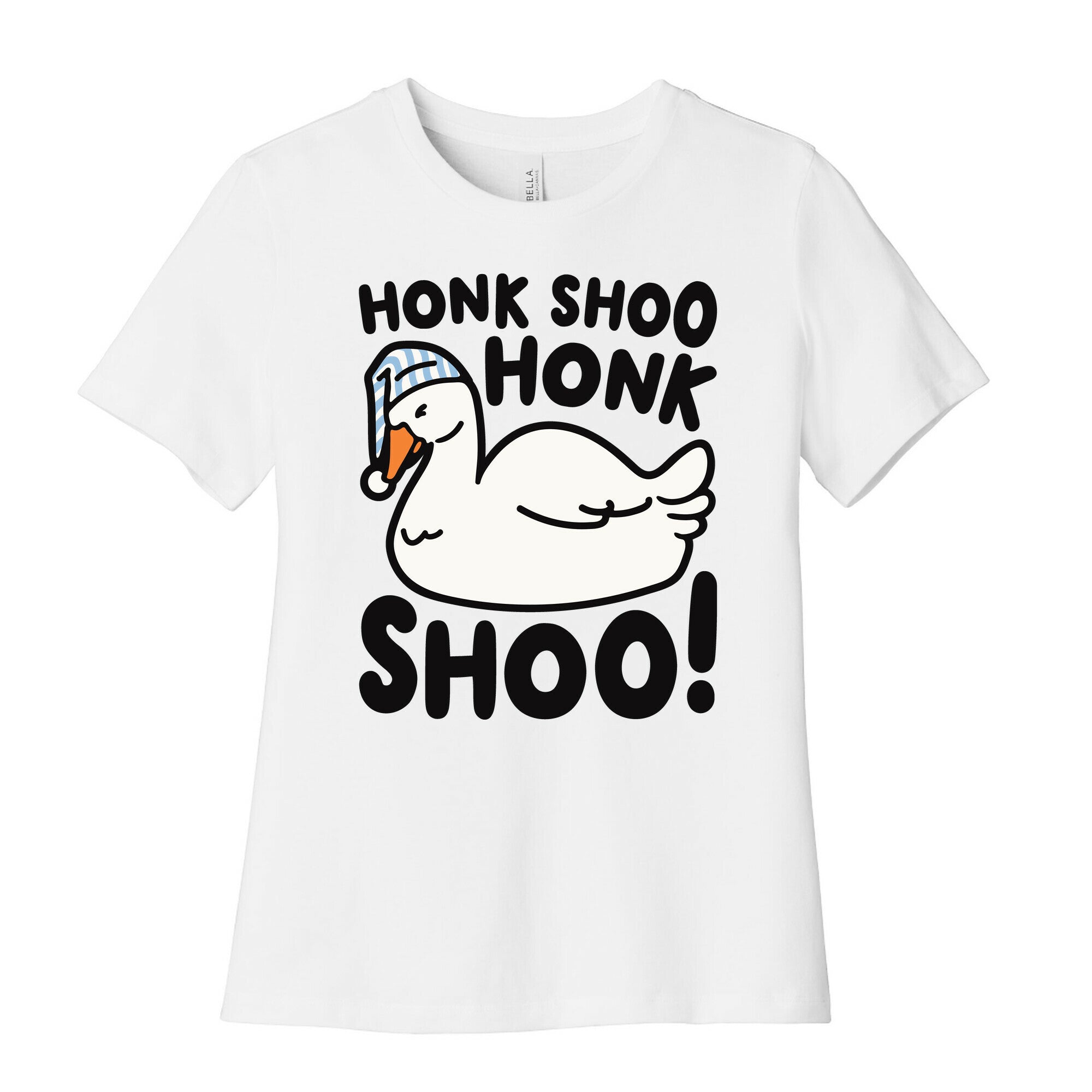 Honk Shoo Honk Shoo Sleeping Goose Parody Women's Cotton Tee