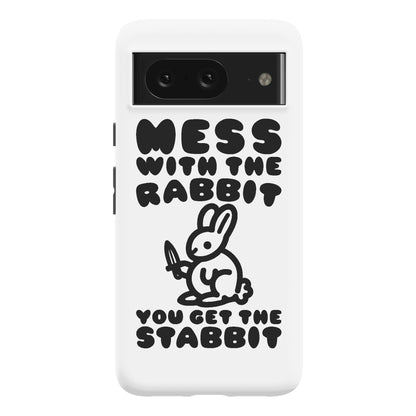 Mess With The Rabbit You Get The Stabbit Phone Case