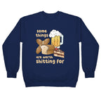 Some Things Are Worth Shitting For (Gluten Allergy) Crewneck Sweatshirt