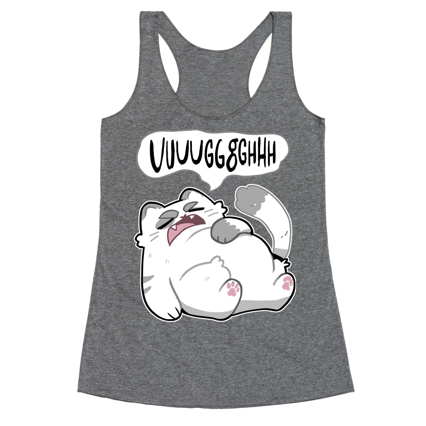UUuuGGgGhHH Racerback Tank