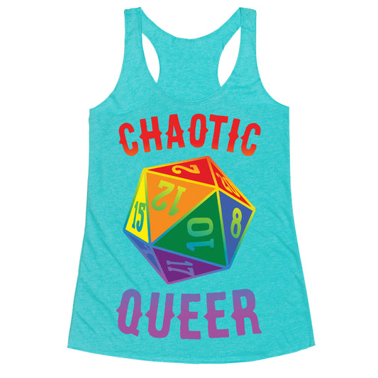 Chaotic Queer Racerback Tank