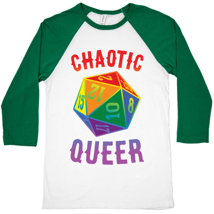 Chaotic Queer Baseball Tee