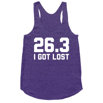 I Got Lost Racerback Tank