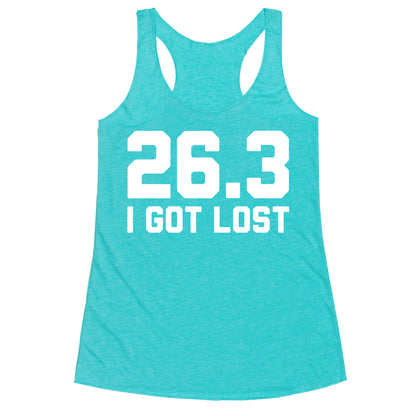 I Got Lost Racerback Tank