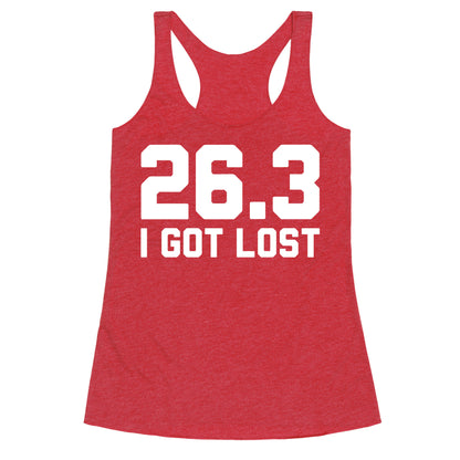 I Got Lost Racerback Tank