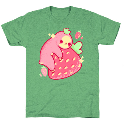 Strawberry Sloth Unisex Triblend Tee