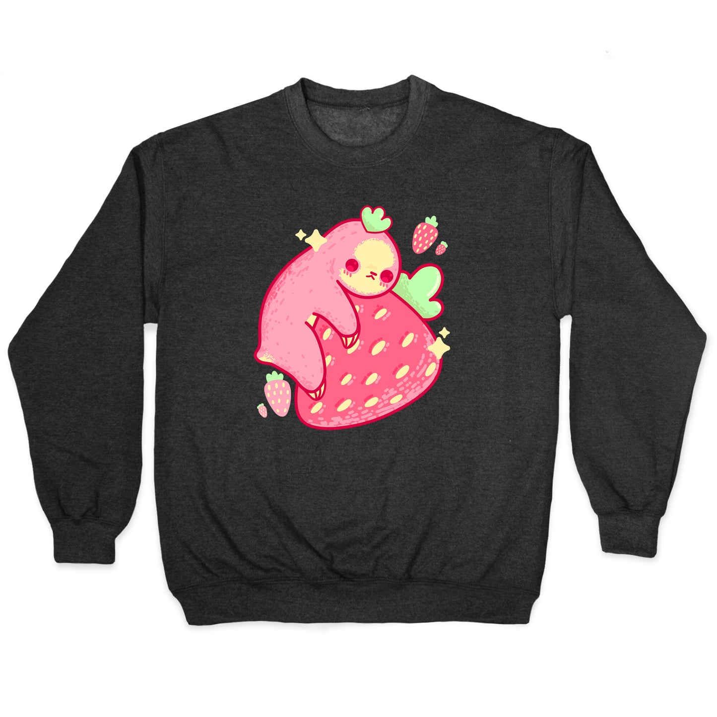 Strawberry Sloth Crewneck Sweatshirt