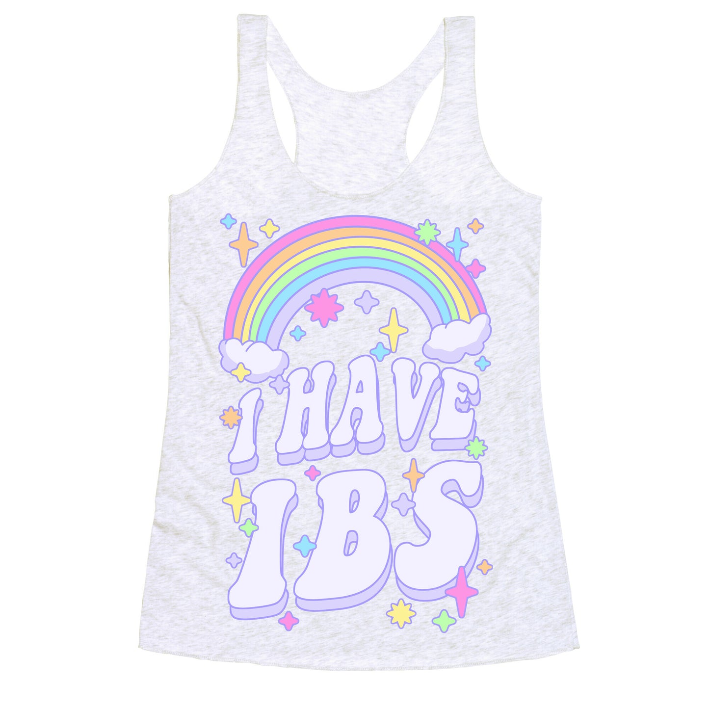 I Have IBS Racerback Tank