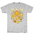 Be Kind Flower Power Smileys T-Shirt
