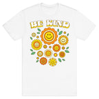 Be Kind Flower Power Smileys T-Shirt
