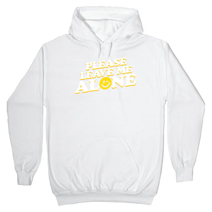 Please Leave Me Alone Smiley Hoodie