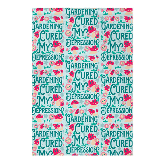 Gardening Cured My Depression Garden Flag