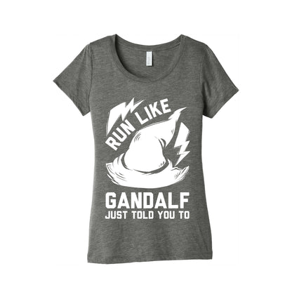 Run Like Gandalf Women's Triblend Tee