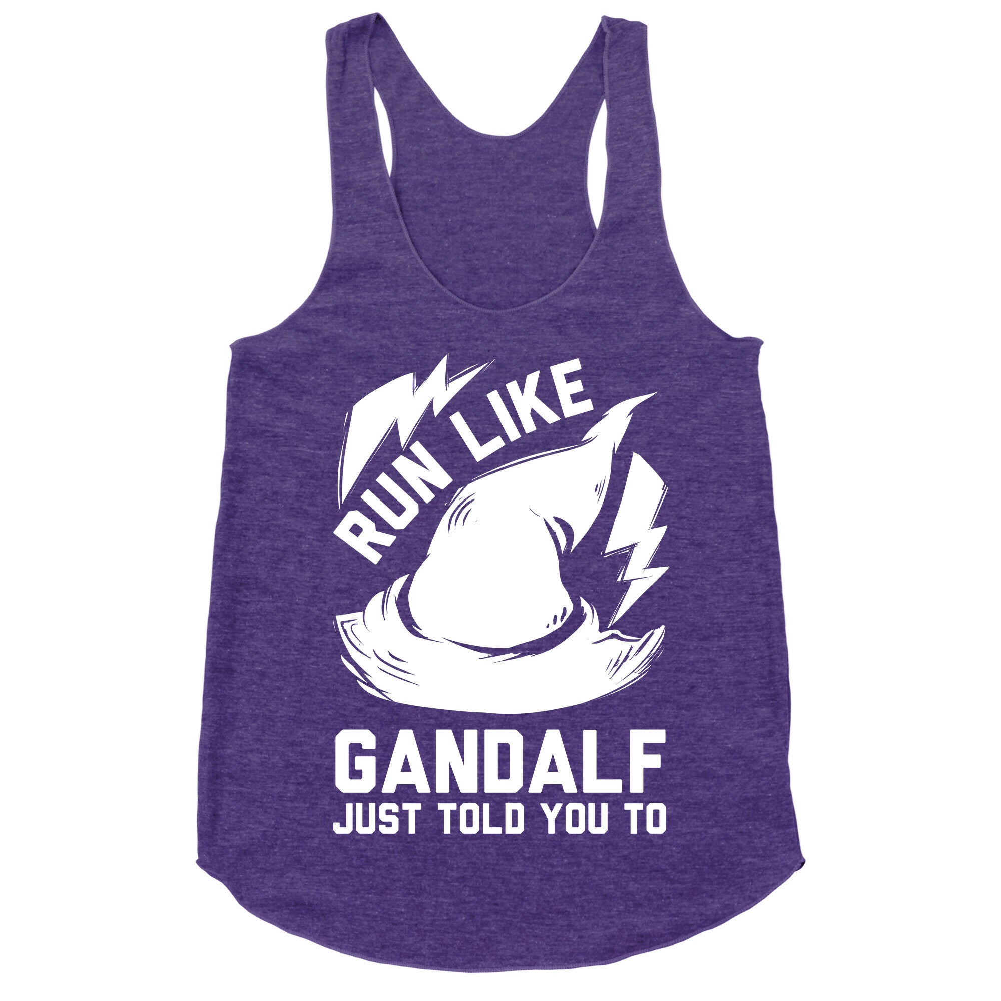 Run Like Gandalf Racerback Tank