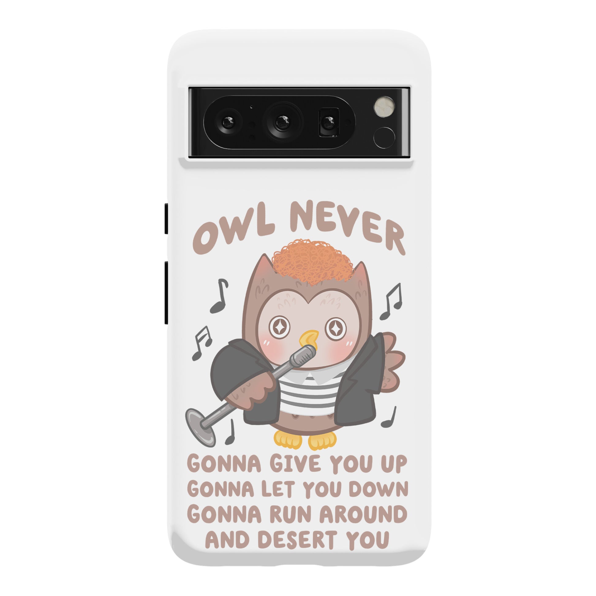 Owl Never Gonna Give You Up Phone Case