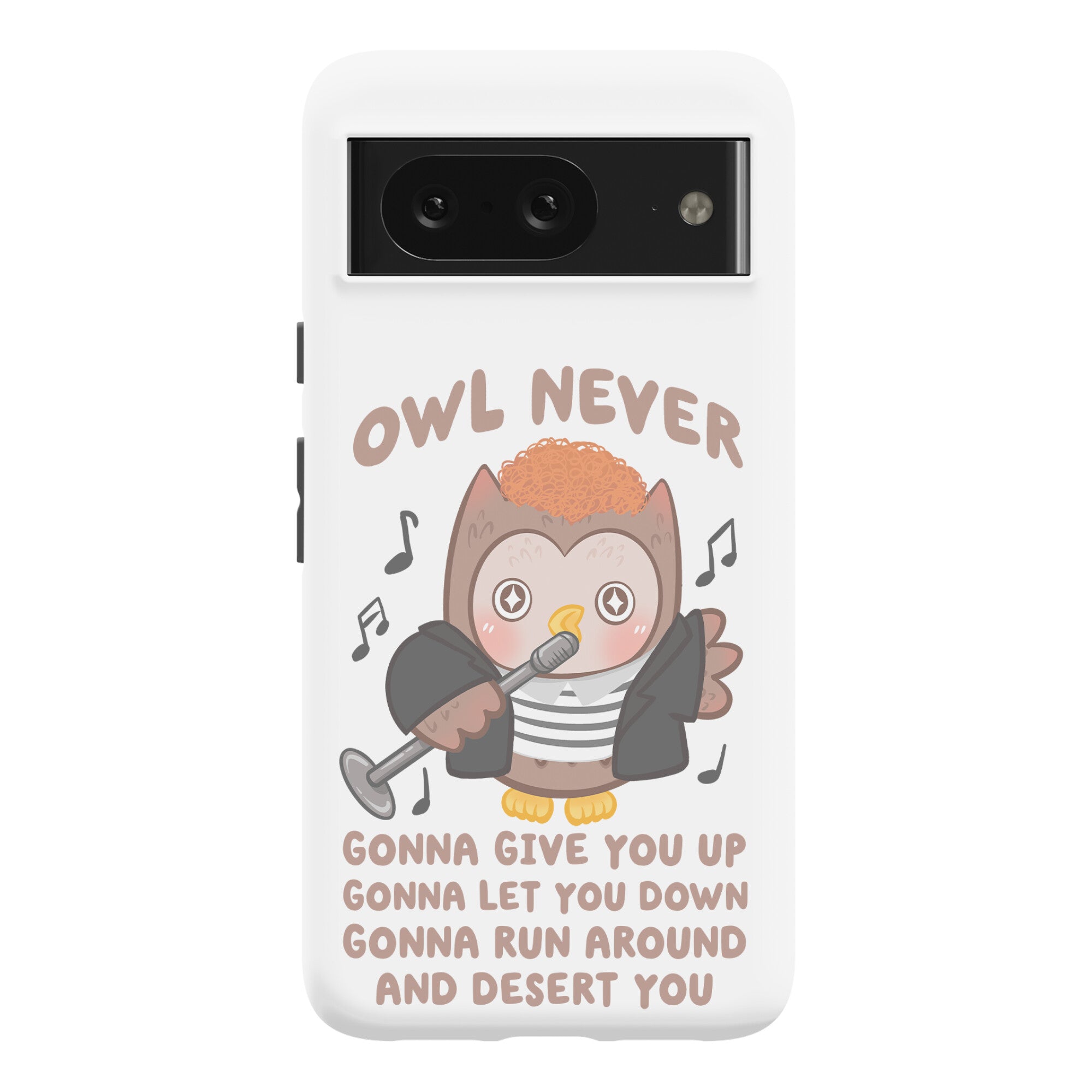 Owl Never Gonna Give You Up Phone Case
