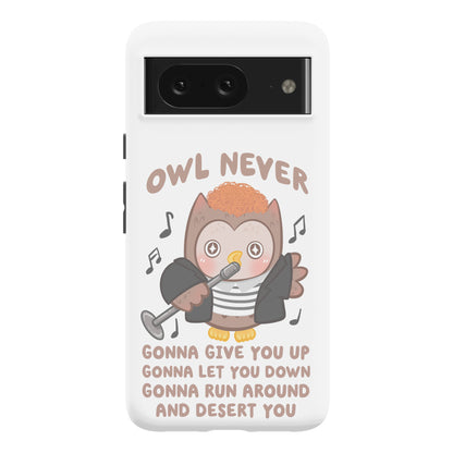 Owl Never Gonna Give You Up Phone Case