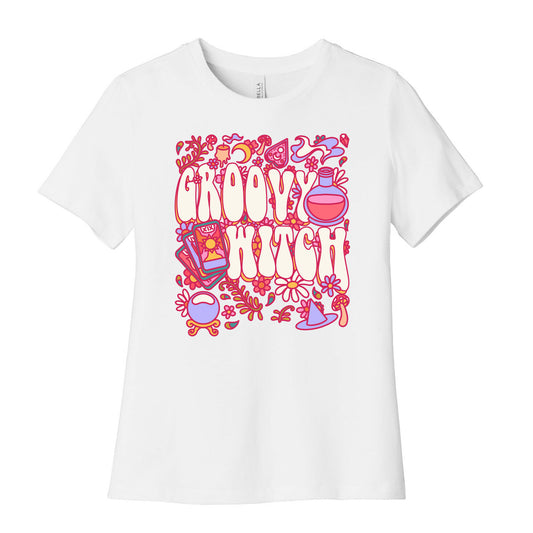 Groovy Witch Women's Cotton Tee