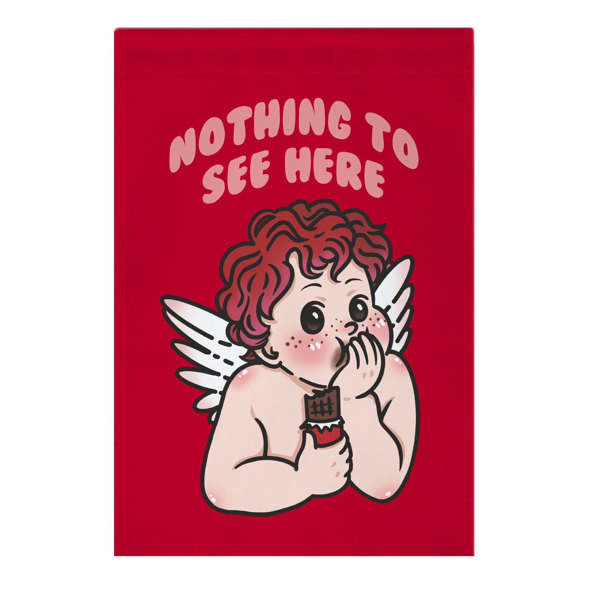 Nothing To See Here Garden Flag