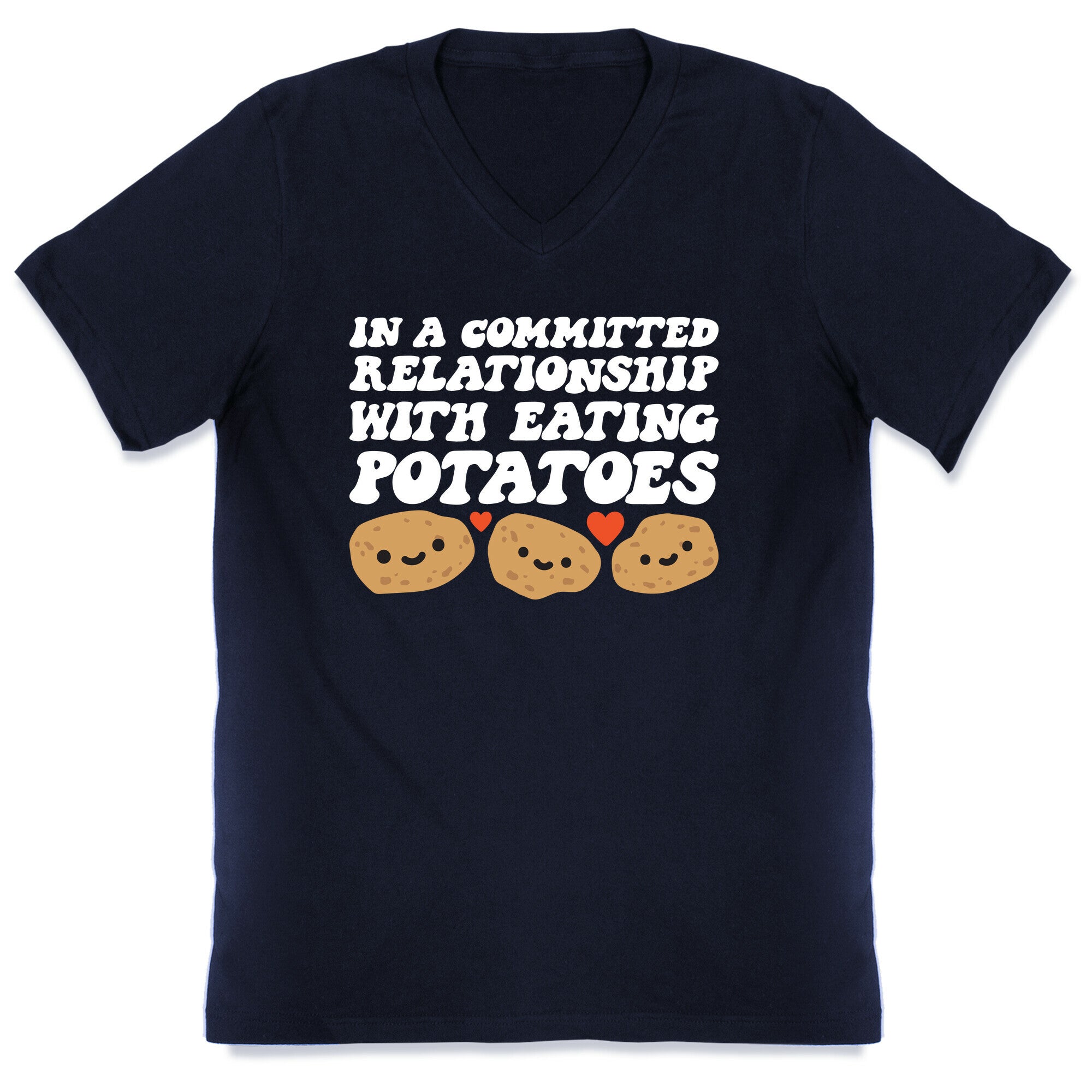 In A Committed Relationship With Eating Potatoes V-Neck