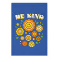 Be Kind Flower Power Smileys Garden Flag