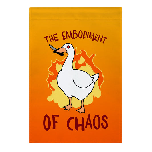 The Embodiment Of Chaos Garden Flag