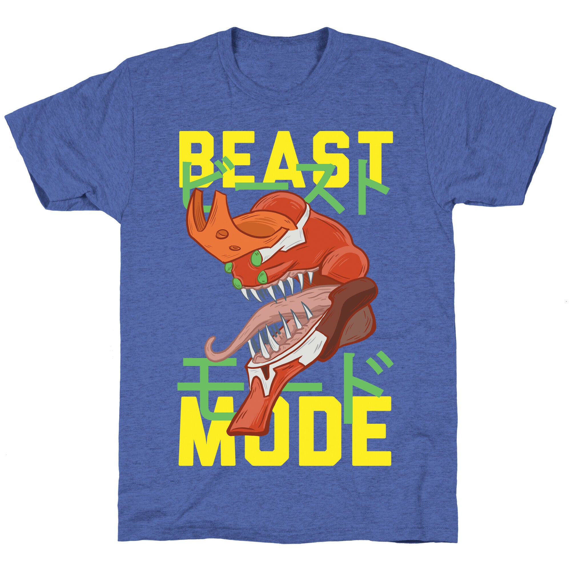 Beast Mode Eva Parody Unisex Triblend Tee