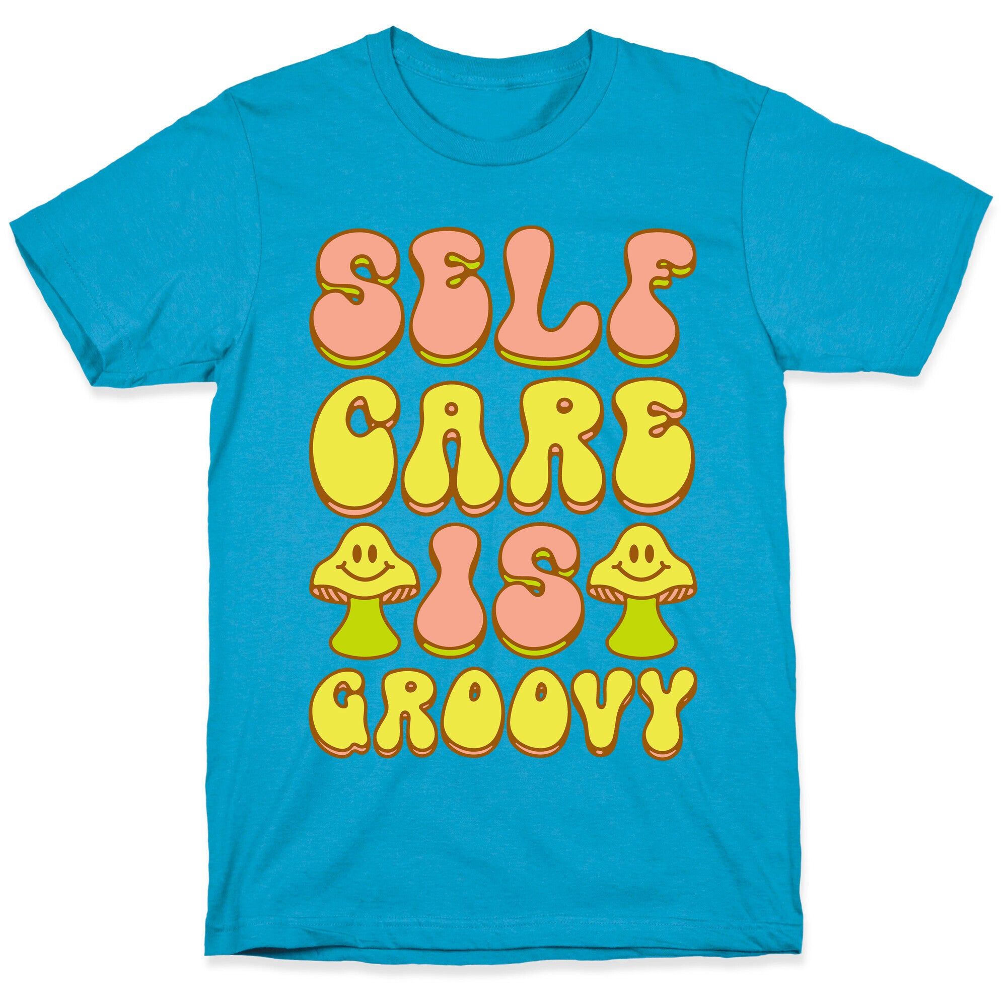 Self Care Is Groovy  Unisex Triblend Tee