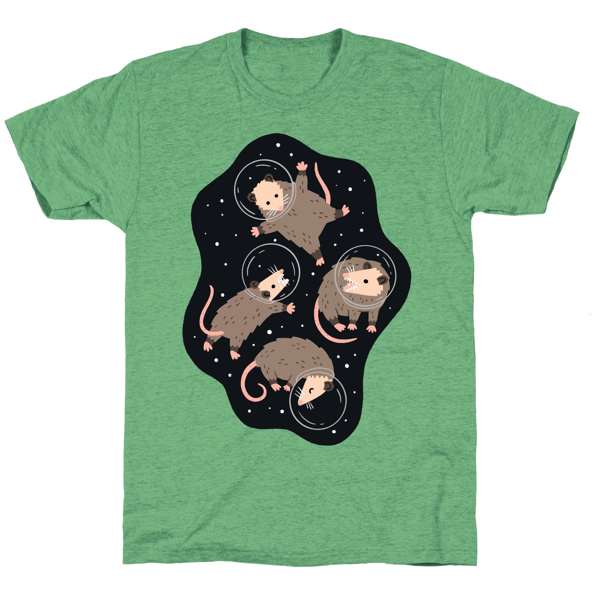Opossums In Space Unisex Triblend Tee