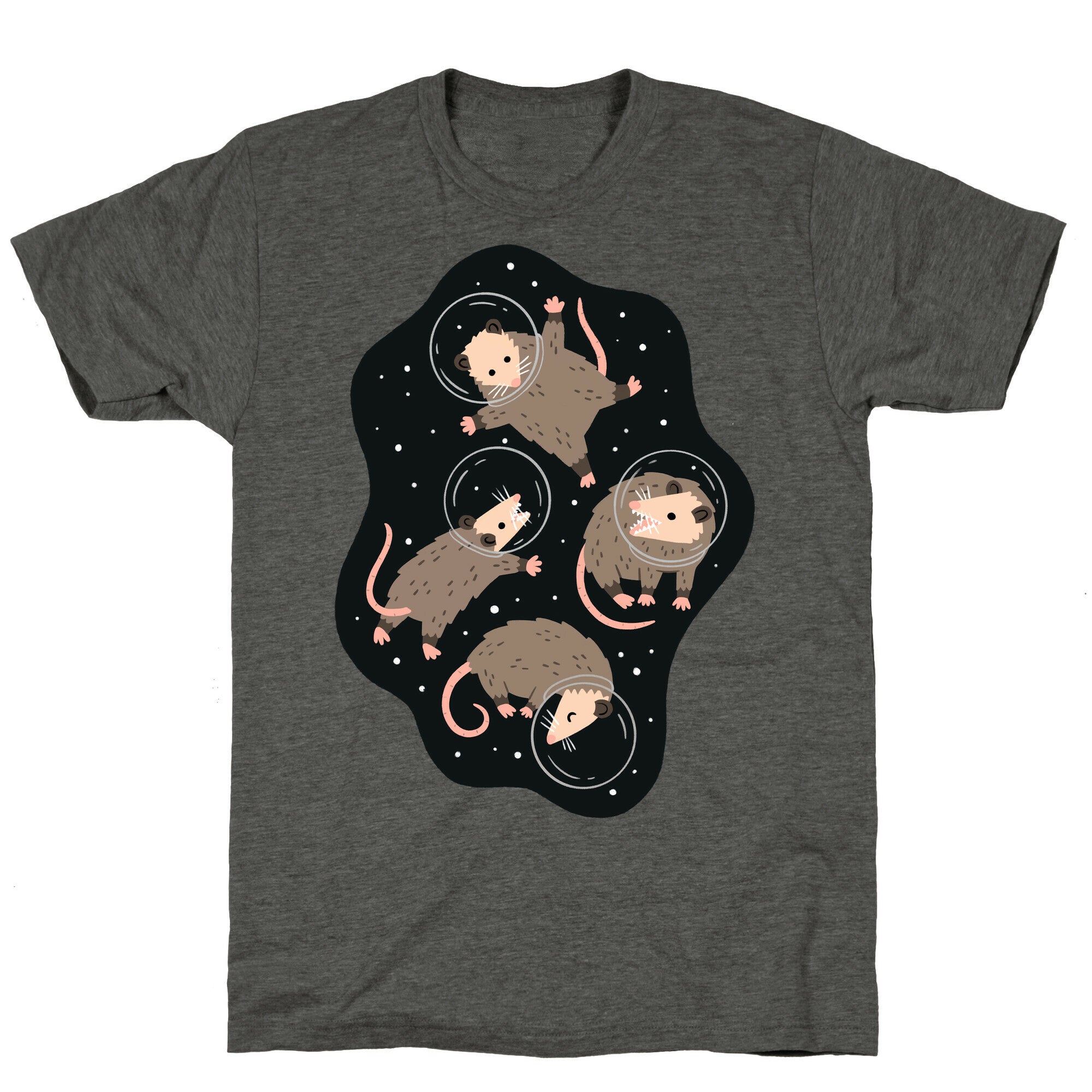 Opossums In Space Unisex Triblend Tee
