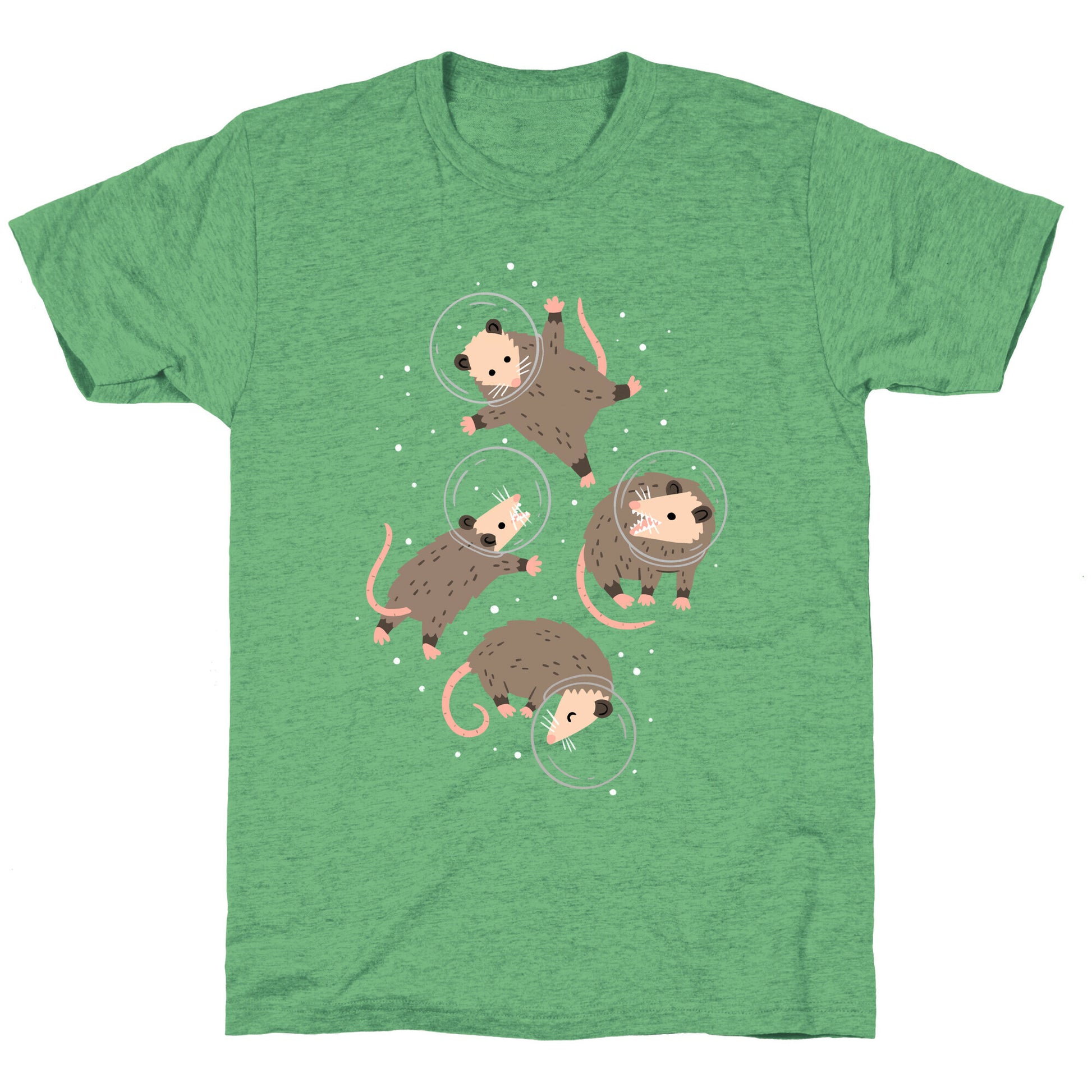 Opossums In Space Unisex Triblend Tee