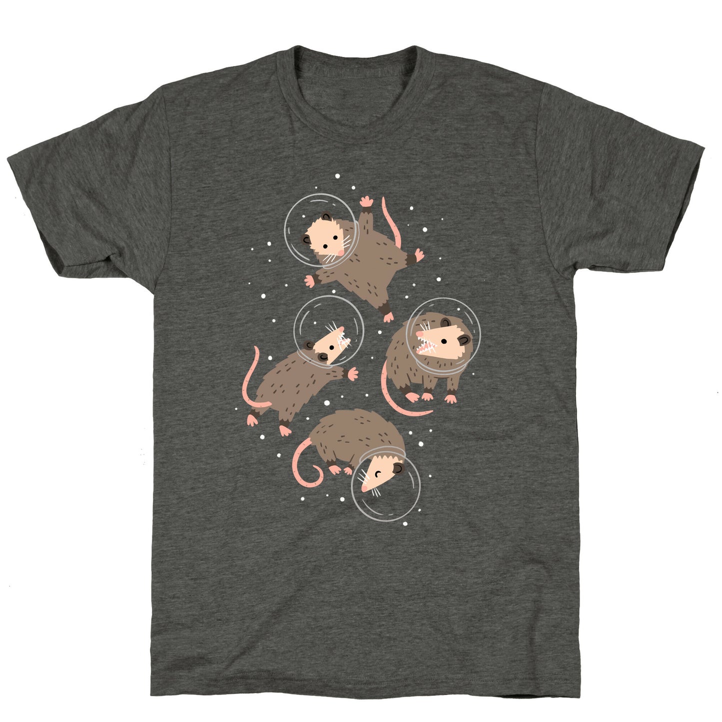 Opossums In Space Unisex Triblend Tee