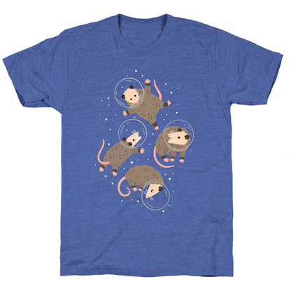 Opossums In Space Unisex Triblend Tee