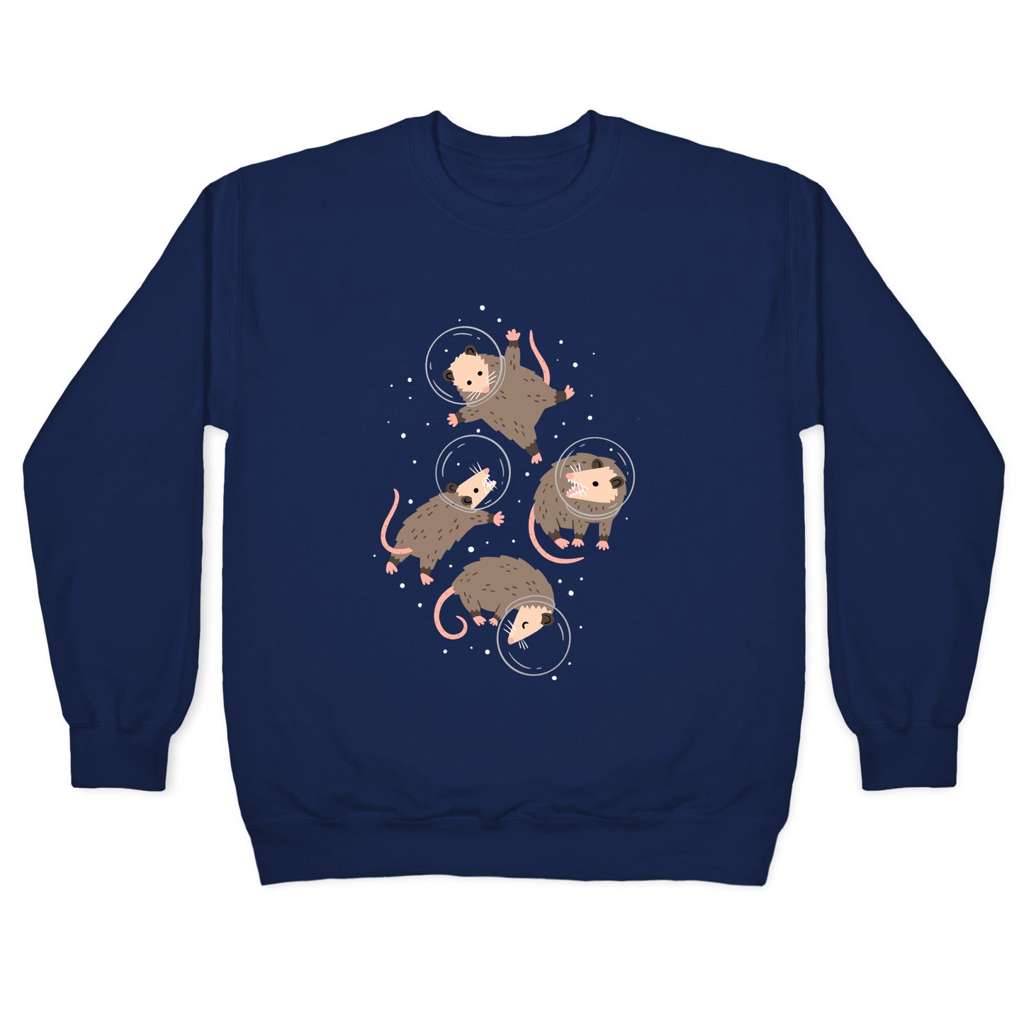Opossums In Space Crewneck Sweatshirt