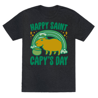 Happy Saint Capy's Day Unisex Triblend Tee