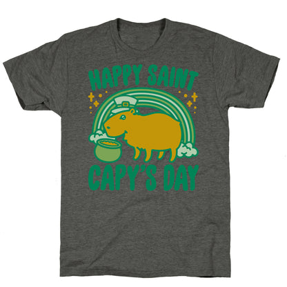 Happy Saint Capy's Day Unisex Triblend Tee