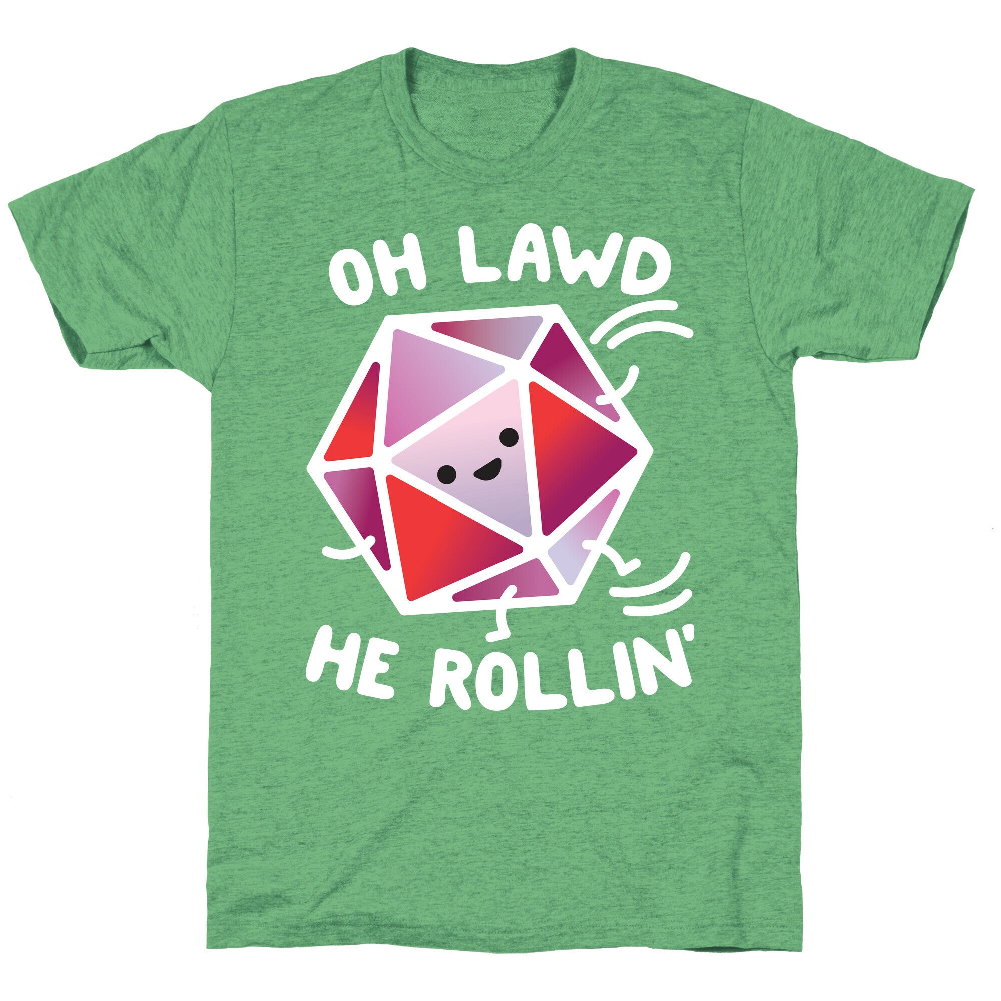Oh Lawd He Rollin D20 Unisex Triblend Tee