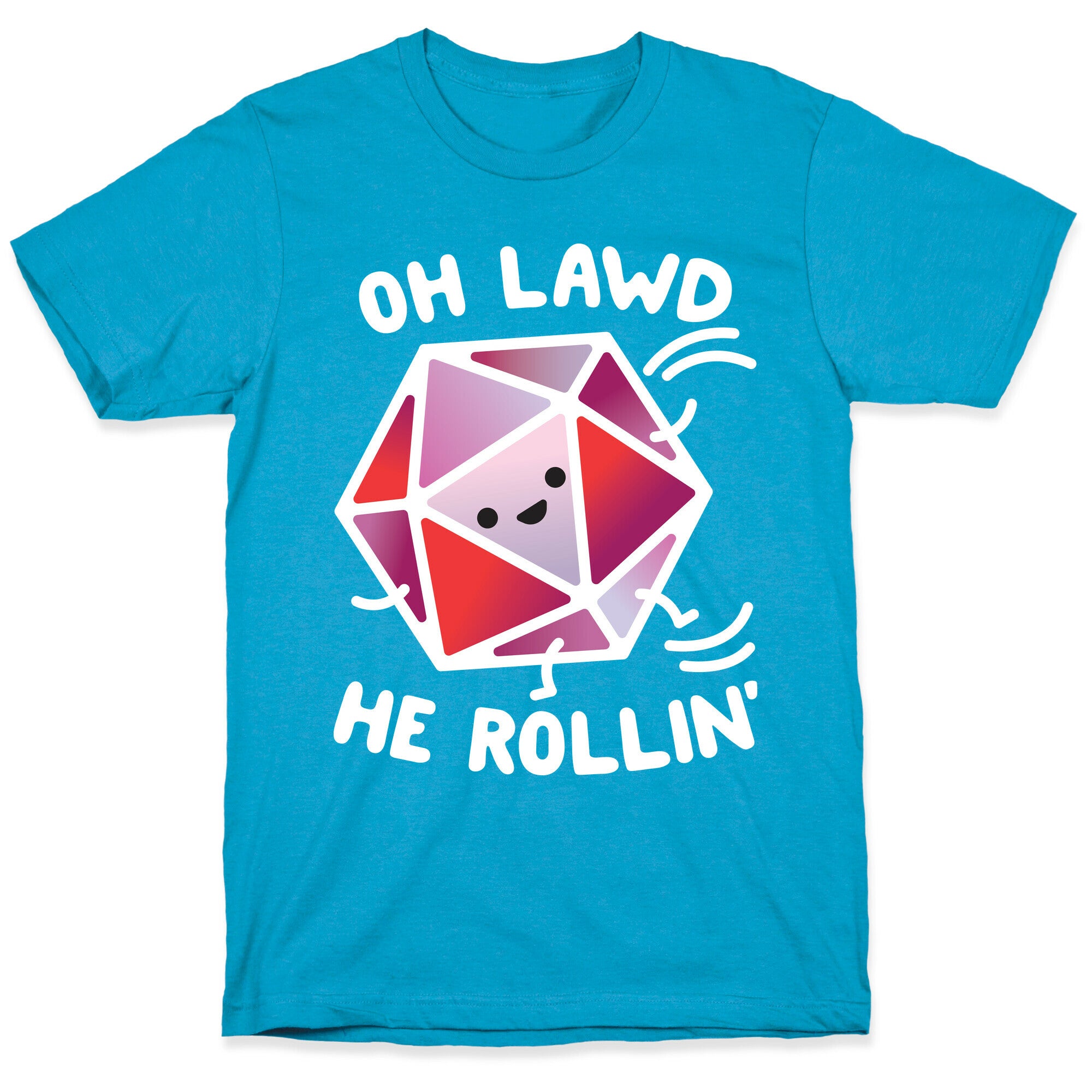 Oh Lawd He Rollin D20 Unisex Triblend Tee