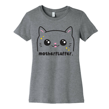 Cuss Cat Motherfluffer Women's Cotton Tee