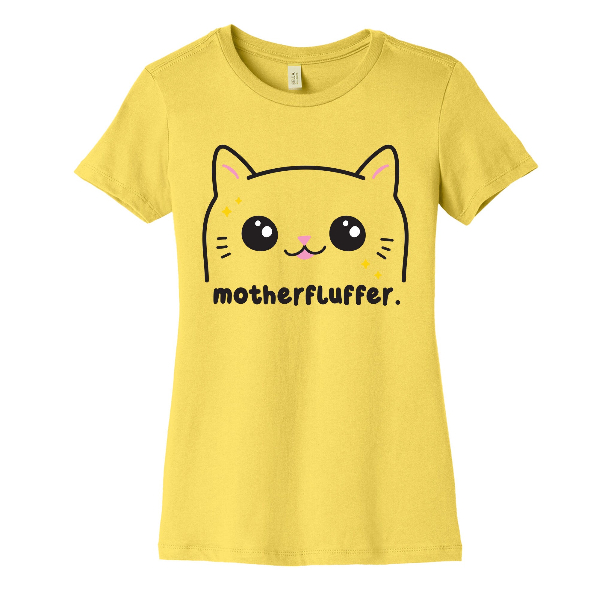 Cuss Cat Motherfluffer Women's Cotton Tee