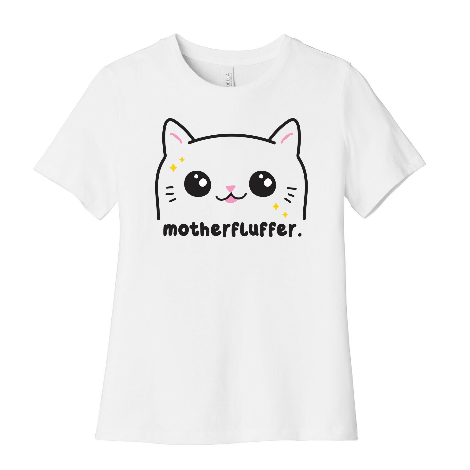 Cuss Cat Motherfluffer Women's Cotton Tee