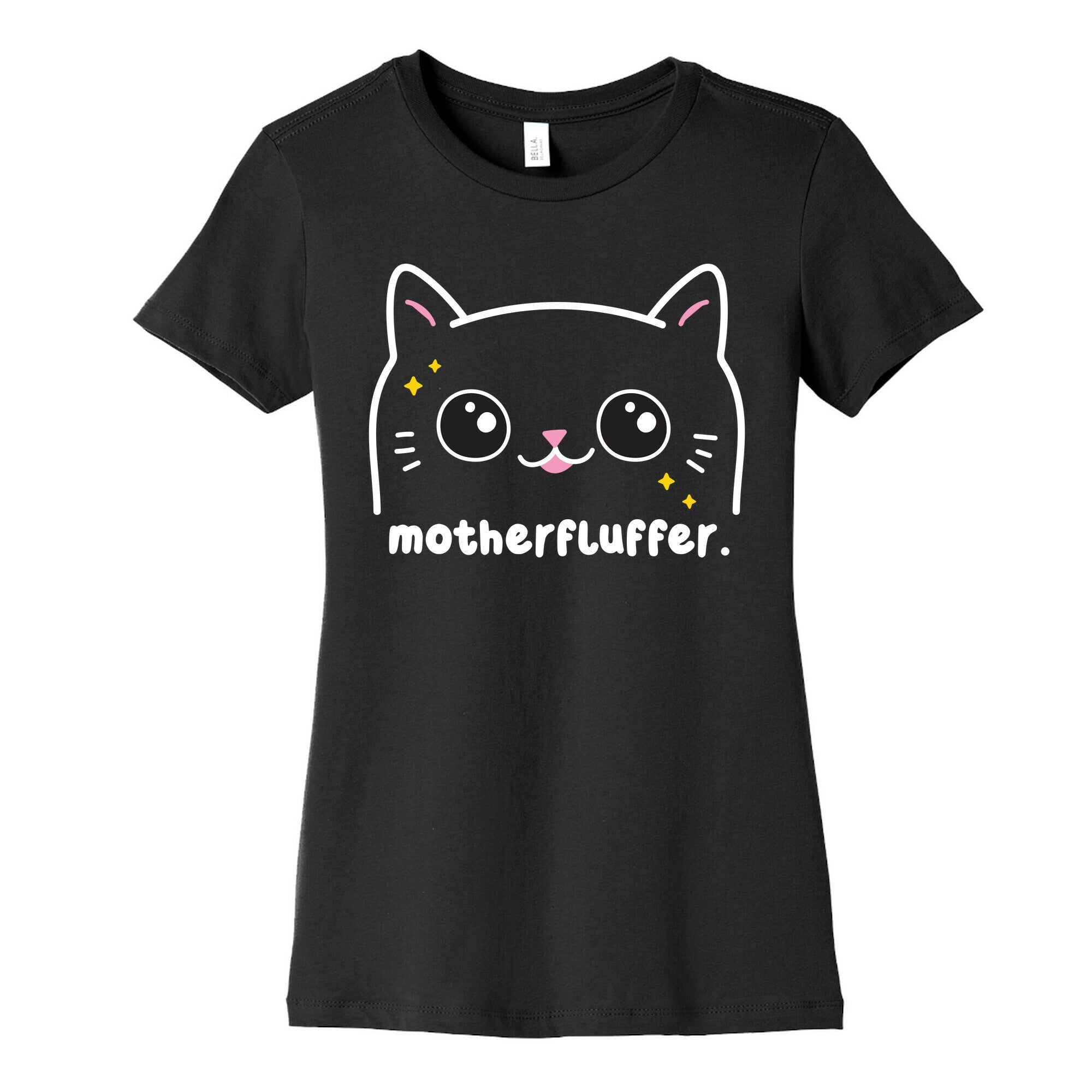 Cuss Cat Motherfluffer Women's Cotton Tee