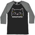 Cuss Cat Motherfluffer Baseball Tee