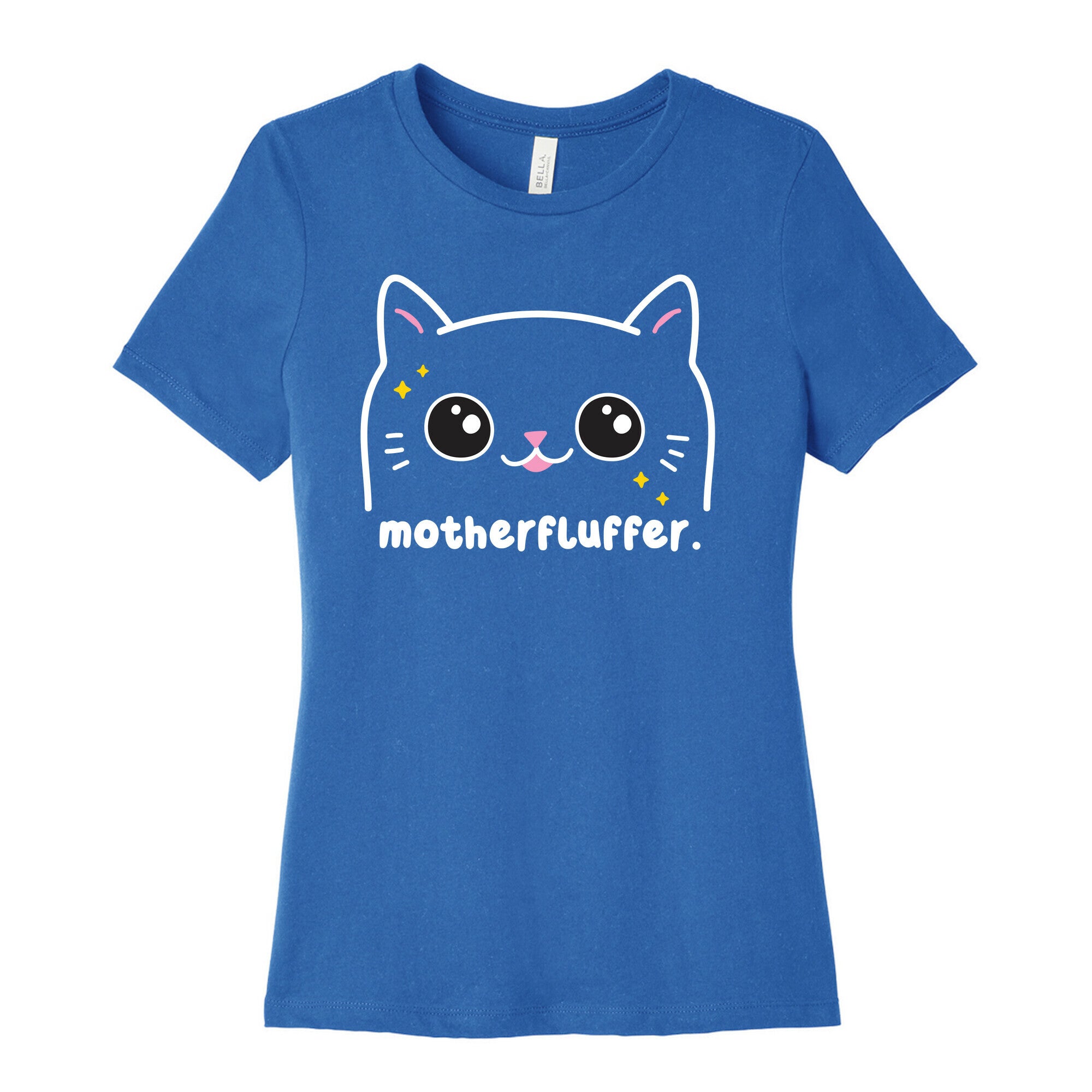 Cuss Cat Motherfluffer Women's Cotton Tee