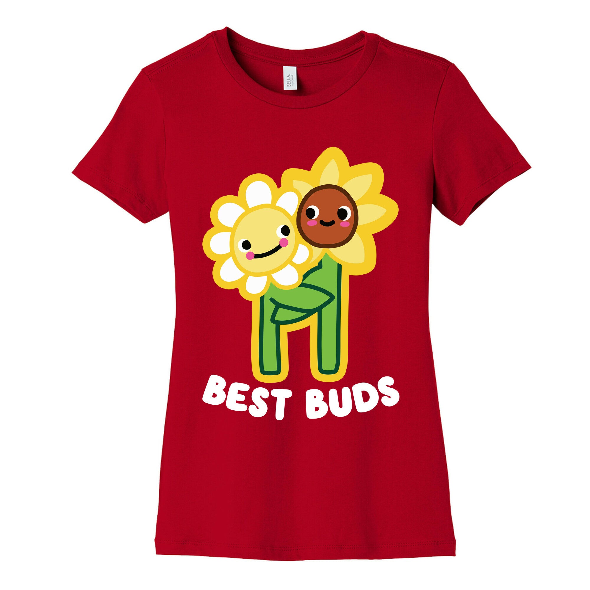 Best Buds (Flower Friends) Women's Cotton Tee