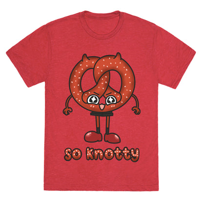So Knotty Pretzel Unisex Triblend Tee