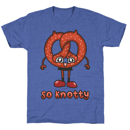 So Knotty Pretzel Unisex Triblend Tee
