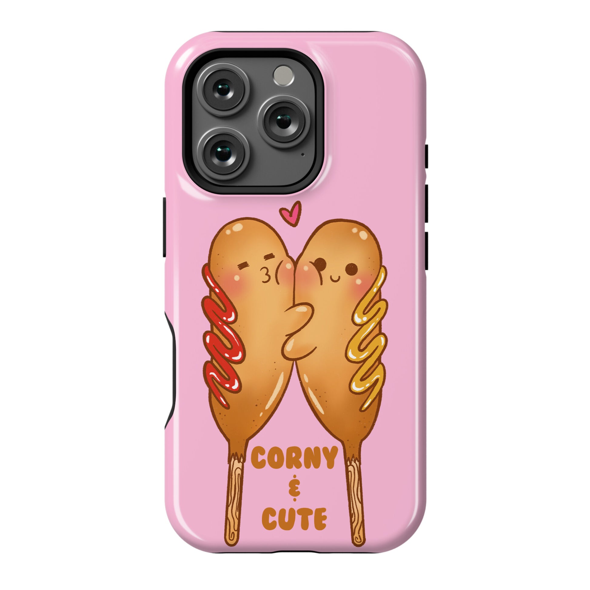 Corny and Cute (pink) Phone Case