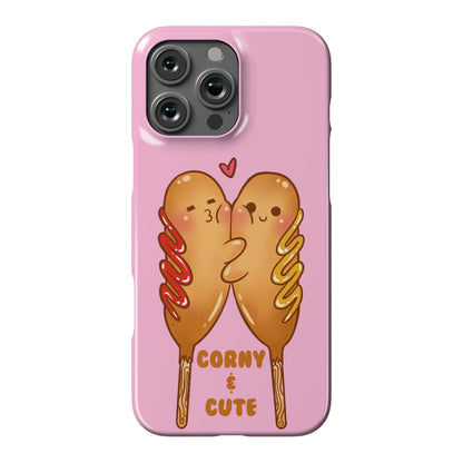 Corny and Cute (pink) Phone Case